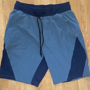 Blue Lululemon Gym Shorts. Size Small. 9” inseam. Good Condition